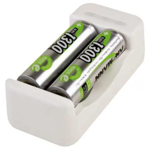 Akku-Ladegerät Basic II + 2× AA 1300mAh^ANSMANN AG Discount