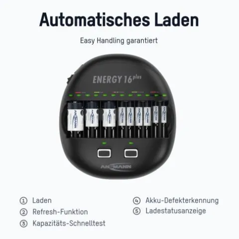 Akku-Ladegerät Energy 16 plus^ANSMANN AG Best Sale