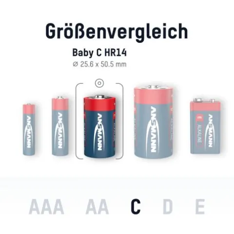 Alkaline Batterie Baby C / LR14 4er Karton^ANSMANN AG Cheap