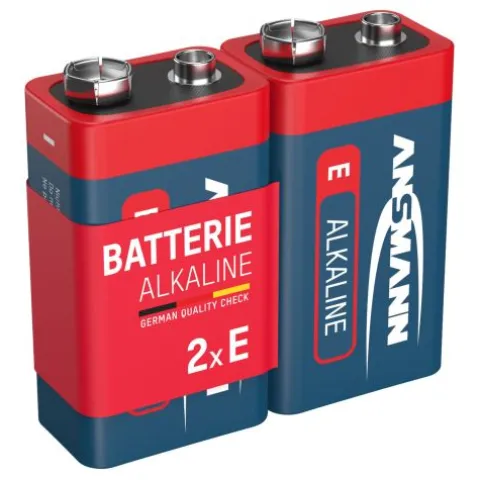 Alkaline Batterie Block E / 6LR61 2er Karton^ANSMANN AG Flash Sale