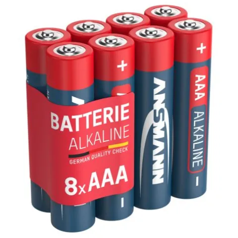 Alkaline Batterie Micro AAA / LR03 8er Karton^ANSMANN AG Online