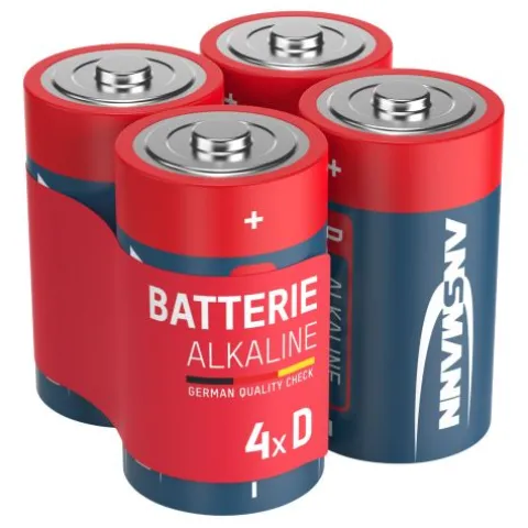 Alkaline Batterie Mono D / LR20 4er Karton^ANSMANN AG Outlet