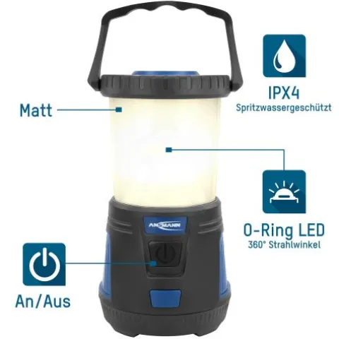 Campingleuchte CL600B batteriebetrieben^ANSMANN AG Fashion