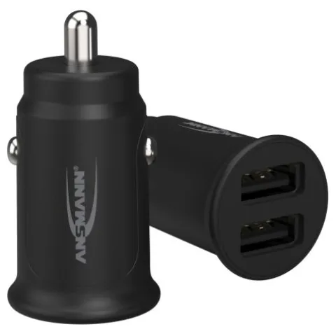 In-Car-Charger CC212 / 2,4 A / 12 W / 2 Port^ANSMANN AG Shop