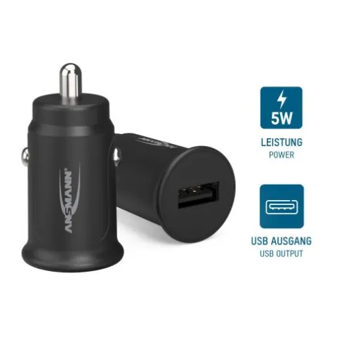 In-Car-Charger CC105 / 1 A / 5 W / 1 Port^ANSMANN AG Online