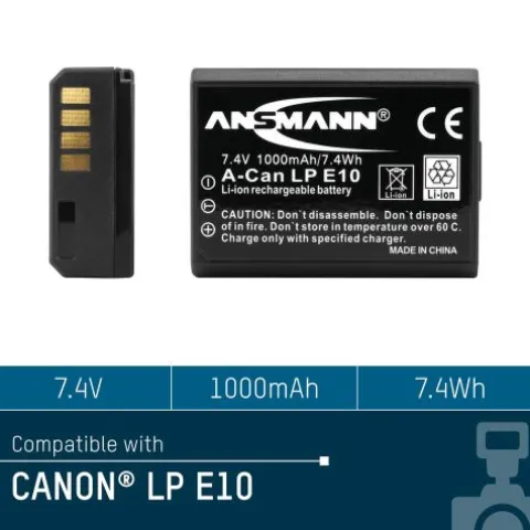 Kamera-Akku A-Can LP E10^ANSMANN AG Online