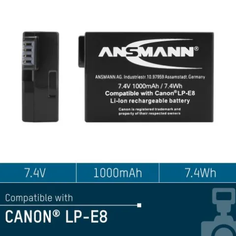 Kamera-Akku A-Can LP E8^ANSMANN AG Cheap