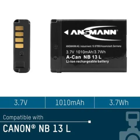 Kamera-Akku A-Can NB 13L^ANSMANN AG Discount