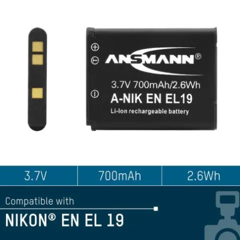 Kamera-Akku A-Nik EN EL 19^ANSMANN AG Shop