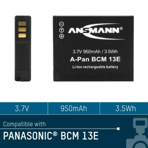 Kamera-Akku A-Pan DMW-BCM13E^ANSMANN AG Hot