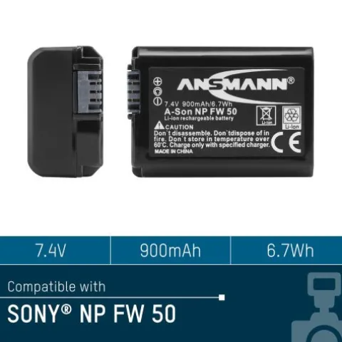 Kamera-Akku A-Son NP FW 50^ANSMANN AG Clearance