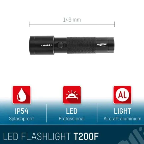 LED Taschenlampe Future T200F batteriebetrieben^ANSMANN AG New