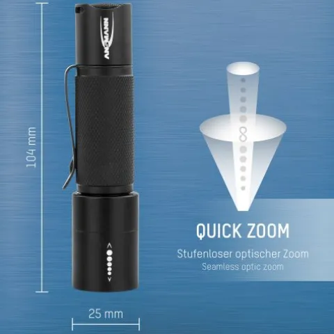 LED Taschenlampe M100F batteriebetrieben^ANSMANN AG Best