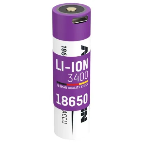 Li-Ion Akku 18650 3400 mAh mit USB Typ-C Ladebuchse^ANSMANN AG Flash Sale