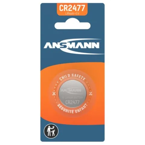 Lithium Knopfzelle CR2477^ANSMANN AG Clearance