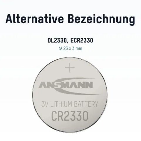 Lithium Knopfzelle CR2330^ANSMANN AG Online