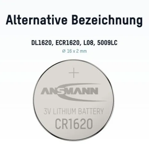 Lithium Knopfzelle CR1620^ANSMANN AG Cheap