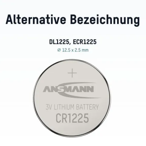 Lithium Knopfzelle CR1225^ANSMANN AG Sale