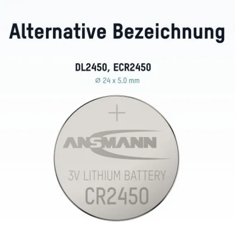 Lithium Knopfzelle CR2450^ANSMANN AG Flash Sale