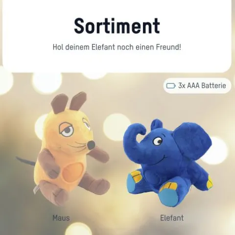 Schlummer-Nachtlicht Elefant^ANSMANN AG Clearance